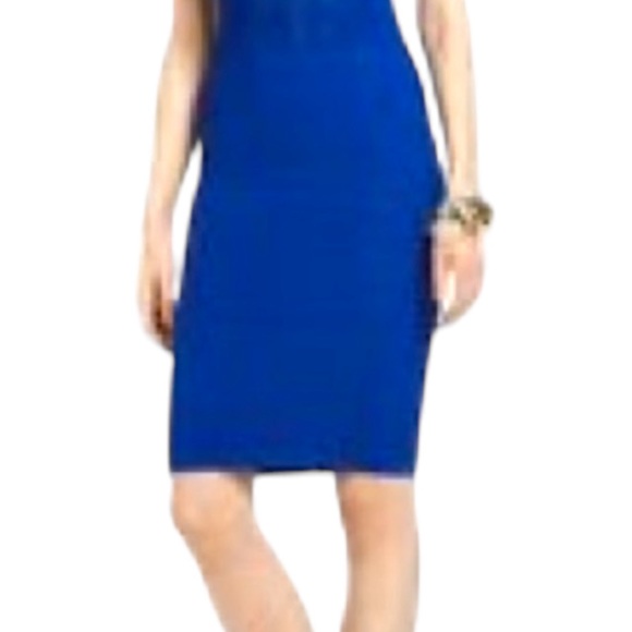 BCBGMAXAZRIA LEENA DRESS in larkspur BLUE - Picture 2 of 8